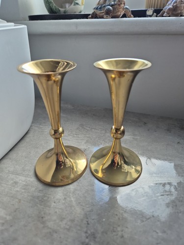 Brass candle sticks holder - sticks, 12"
