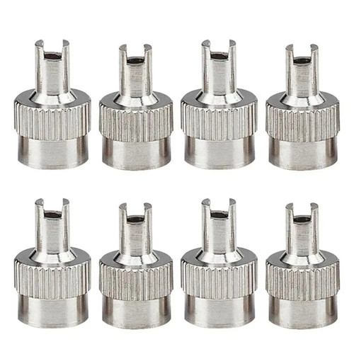 8pcs car bike metal schrader - 8pcs,