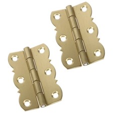 6 pcs Brass Hinges Musical Instrument Hinges Piano Accessories (Golden)
