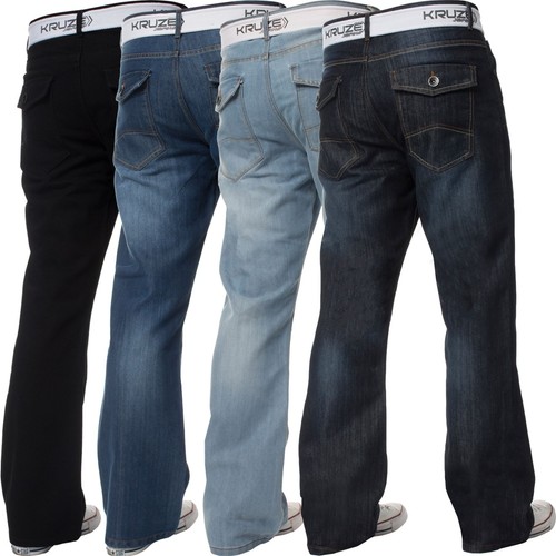 Kruze bootcut jeans mens - jeans,