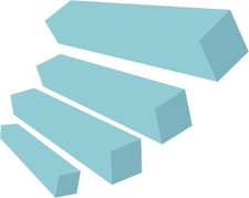 Rainbow Blue Gap Filler Cushion – Headboard, Sofa, Bed Support (100x10x10)