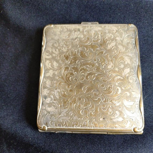 Vintage silver plated engraved - silver,