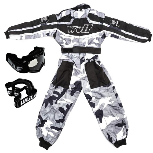 Wulf kids kart race suit - race,
