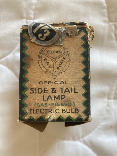 Vintage spare bulb - for, cav