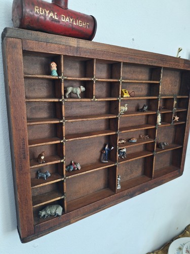 Antique wooden printers drawer - wooden,