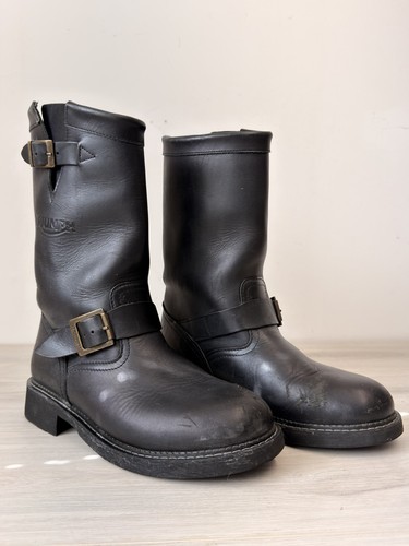 Triumph black leather engineer - triumph,