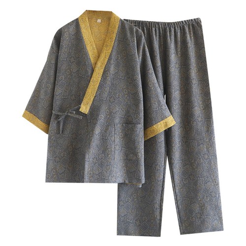 Men cotton kimono style - men’s,