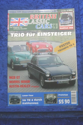 British classic cars mg - classic, 3/04