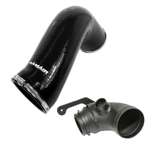 Black ramair silicone intake - silicone,