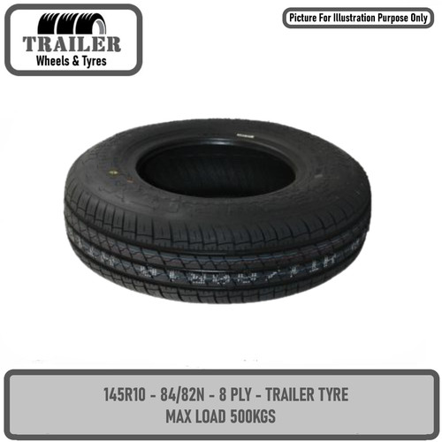 Heavy duty trailer tyre - tyre, 145r10