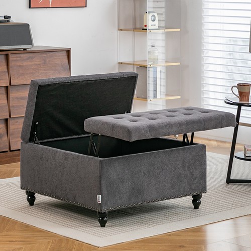 Upholstered chenille coffee - upholstered,