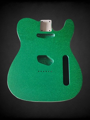 Telecaster body sparkle green - body,