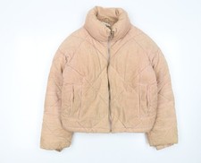 Topshop Women Beige Corduroy