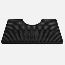 Drip Tray Rubber Bar Mat Runner Cutout for Tap Tower Beer Pump Pub Kegerator Keg