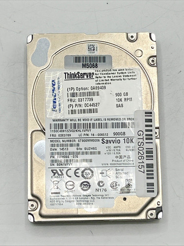 Lenovo 900gb sff sas 10k - lenovo,