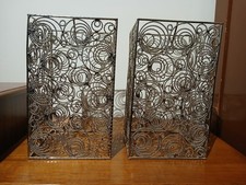 Pair of silver colour metal