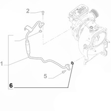 1x Genuine Turbo Line Pipe