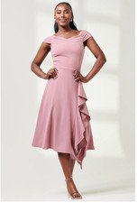 Jolie Moi Desiree Frill Dress