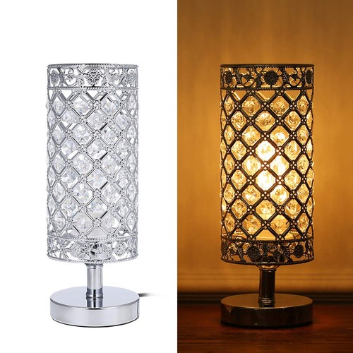 Silver crystal bedside - crystal,