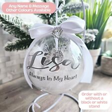 Personalised Memorial Bauble