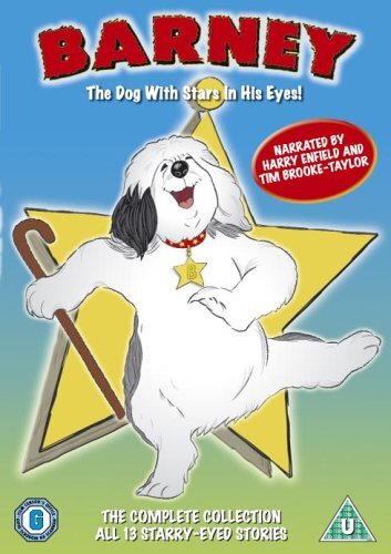 Barney the dog with - the,