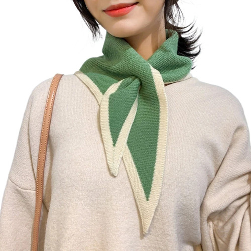 Windproof knitted scarf - knitted,