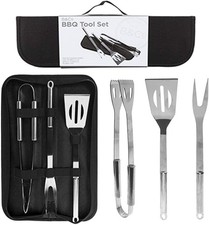 3 Piece Stainless Steel BBQ
