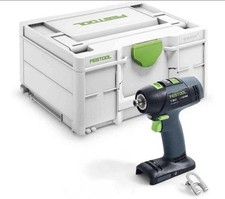 Festool T18+3 Cordless Combi Drill Bare Unit in Case, 3 years warranty