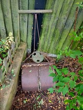 Vintage Ironcrete Garden Lawn Roller 