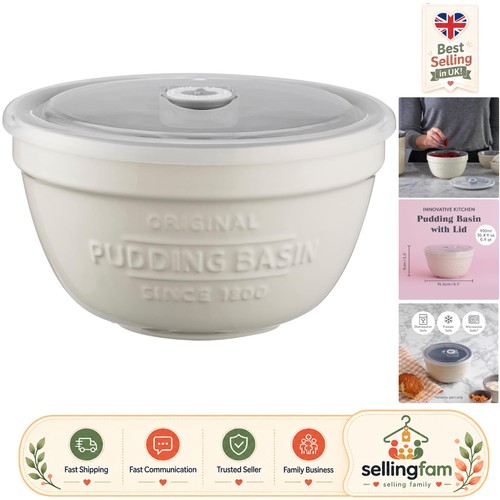 Durable ceramic pudding basin - pudding,