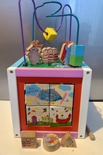 Wooden Activity Cube In the