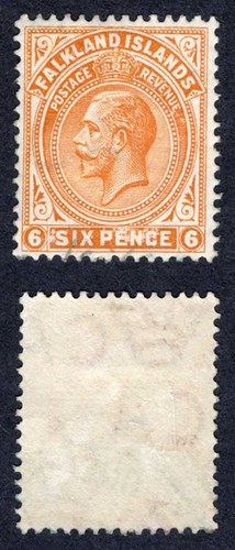 Falkland sg64b brown - 6d,