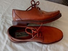 Mens Dubarry shoes UK 7.5 dark tan leather excellent cond