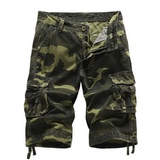Mens Tactical Military Combat Cargo Shorts Pants Casual Camo Army Half Trousers