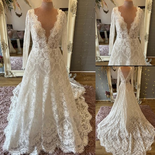 Vintage full lace long sleeve - lace,