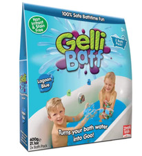 Gelli Baff 600g Bath Water Fun Goo Boy Girl Fun Summer 2 Pack Blue UK Seller