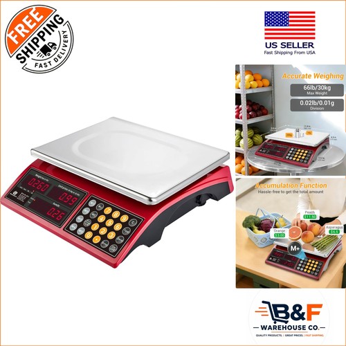 Accurate 66lb commercial scale - 66lb,