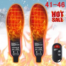 Winter Electric Heated Shoe Insoles Sock Pads Foot Warmer Feet USB Rechargeable