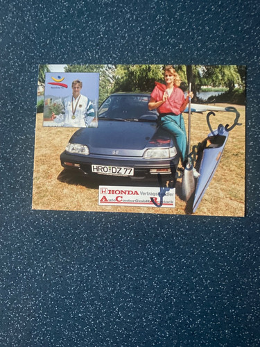 Autograph card anke von - von, seck"