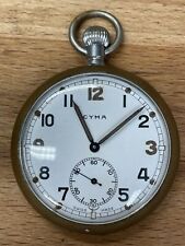 WW2 Cyma British Military Issue Pocket Watch - GSTP 