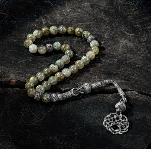 1000 silver kazaz tassel - silver,