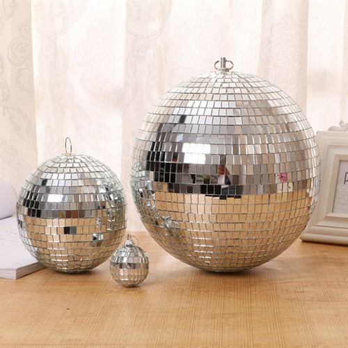 Disco ball 20cm - 5-20cm, silver