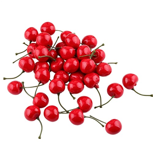 Pieces fake cherries - pieces,