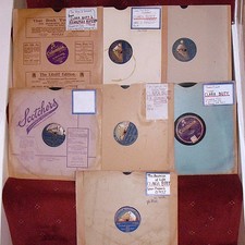 CLARA BUTT Second JOB-LOT of SEVEN 78 rpm records SOME RARE BLUE HMV/MONARCH etc
