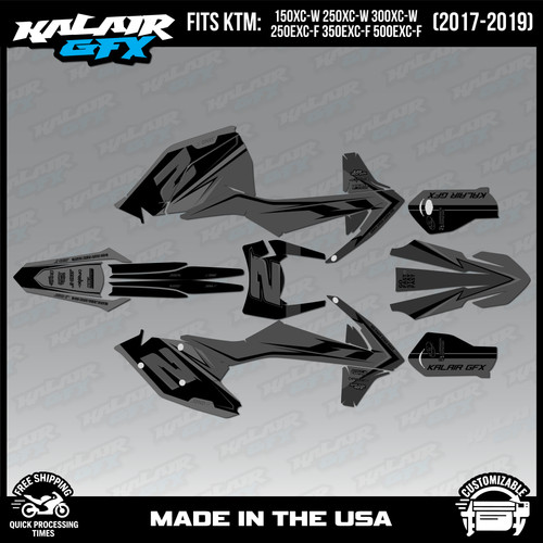 Graphics kit for ktm - graphics,
