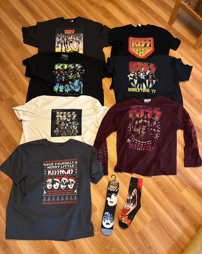 Kiss shirts and socks 7 - shirts,