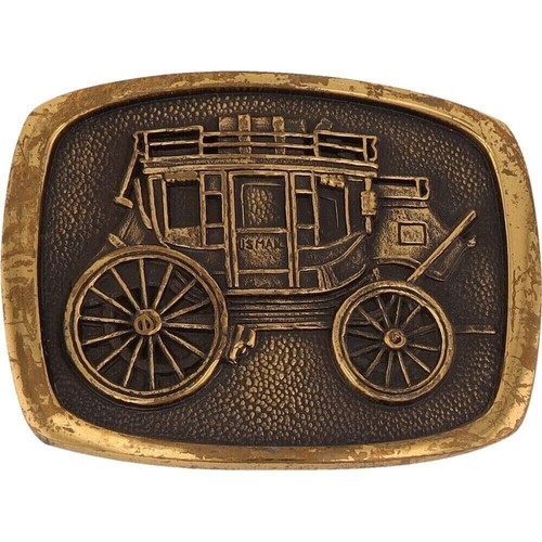 Brass mail usps stagecoach - mail,
