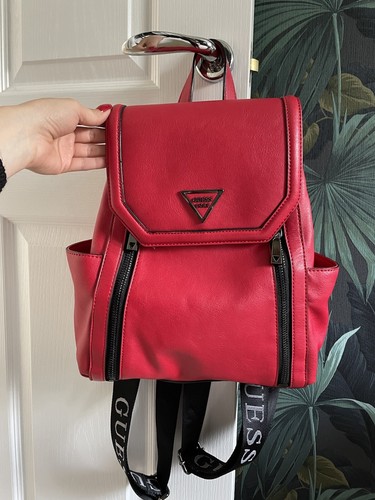 Guess red backpack - guess,