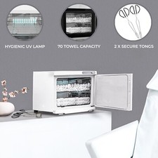 Hot towel warmer white black - towel,