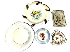 Vintage Lot  of 5 Ashtrays